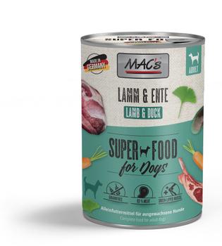 Mac's Super Food for Dogs Lam og And Våtfôr (50-915)