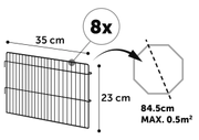 Luftegård til Hamster - 90cm (14-200528)