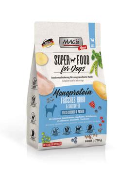 Mac's Super Food for Dogs 3kg Kylling, SensiMono - Tørrfôr til hund (50-90522-DATO)