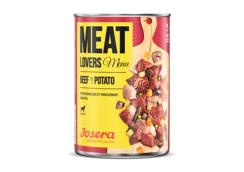 Josera Meat Lovers Biff og Potet Våtfòr (15-30002469-1500033946)