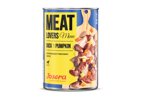  Josera Meat Lovers And og Gresskar Våtfòr