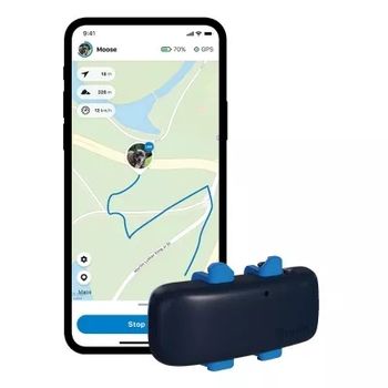 Tractive GPS 4 til Hund - Mørk Blå (TRNJADB)