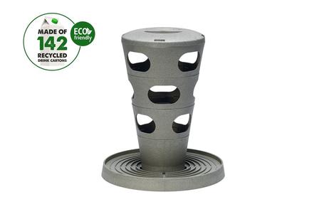 Feed Tower til Høns, Grå - 36cm (51-18251)