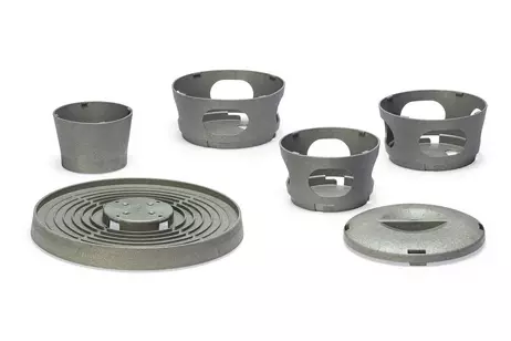 Feed Tower til Høns, Grå - 36cm (51-18251)