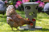 Feed Tower til Høns, Grå - 36cm (51-18251)