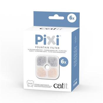 Catit Pixi Filter til Vannfontene - 6pk (59-H43722)