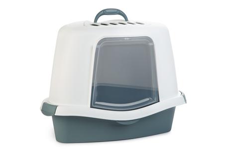 Hjørnetoalett til Katt Hvit/Blå - 40cm (51-400345)