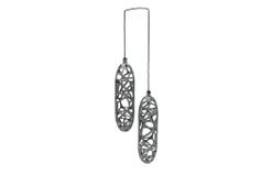  Sam Fuglemater til Meiseboller, Grå - 23cm