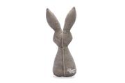 Designed by Lotte Fløyelskanin Hundeleke,  Grå - 27cm (51-619056)