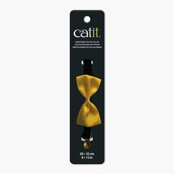 Catit Halsbånd med Sløyfe - Gull (18-760.1500)