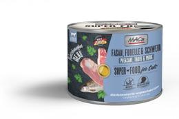  Mac's Super Food for Cats Gourmet Fasan, Ørret og Svin Våtfôr - 200g