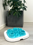 Slow Feeder til Katt og Hund, Turkis - 32cm (16-H0341)