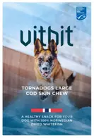  Vitbit Tornadogs Torskeskinn - 100g