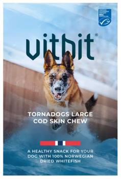 Vitbit Vitbit Tornadogs Torskeskinn - 100g (126-VB22009)