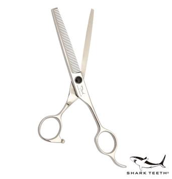 Shark Teeth 4-Stjerners Ensidig Effileringssaks - 16cm (64-ST34265)