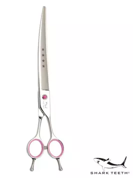 Shark Teeth 4-Stjerners Buet Saks - 19cm (64-ST34375)