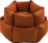 Ziva Hexagon Hundeseng - Terrakottabrun (14-522278-1500064928)