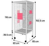 Aviary Falco Fuglebur, Kobber - 152,5cm (14-310041)