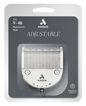  Andis Justerbart Klippeskjær nr 9-40 - Sølv