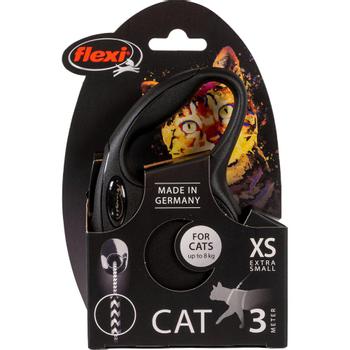 Flexi New Classic Kobbel til Katt, Svart - XS (18-770.5004)