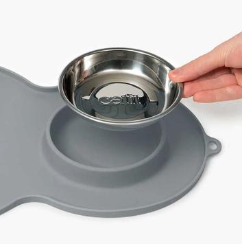 Catit Silikonunderlag,  Grå - M (59-H44013)