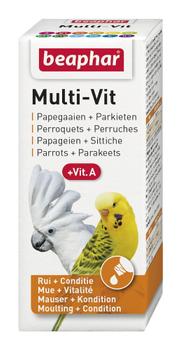 Beaphar Multivitaminer til Parakitter og Papegøyer - 20ml (127-16104)