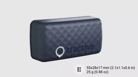 Tractive GPS Mini til Katt - Mørk Blå (TRCAT5DB)