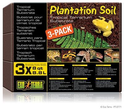  ExoTerra Plantation Soil, 650g - 3pk