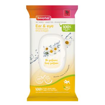 Beaphar Våtservietter Øyne & Ører - 30pk (127-1000057)