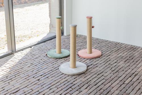 Designed by Lotte Yenna Klorestativ Velur, Grå - 70cm (51-409158)