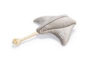 Designed by Lotte Fløyelsskate Hundeleke,  Grå - 19cm (51-619061)