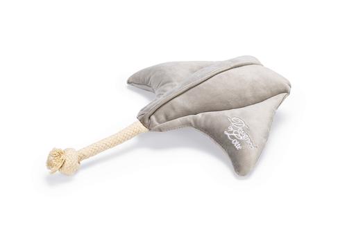 Designed by Lotte Fløyelsskate Hundeleke,  Grå - 19cm (51-619061)