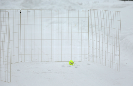 Hundegjerde,  4stk - Hvit (114-401-WH)