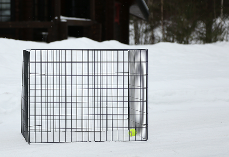 Hundegjerde,  4stk - Svart (114-401-BK)