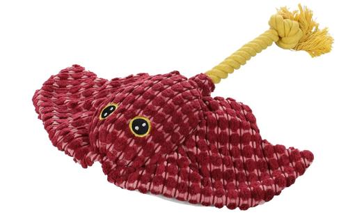 Hundeleke Piggrokke,  Rød - 38cm (14-522954)