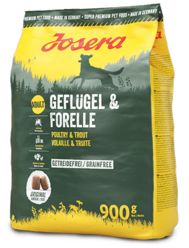 Josera Fjærfe og Ørret 12,5kg - Tørrfôr til hund (15-50012708)