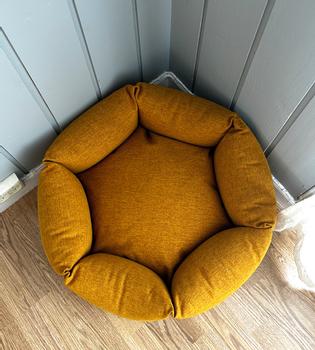 Ziva Hexagon Hundeseng - Okergul  (14-522262-1500046208)