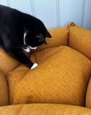 Ziva Hexagon Hundeseng - Okergul  (14-522262)