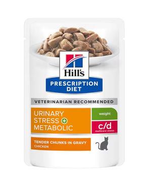 Hill's Hill's Prescription Diet c/d Multicare Stress + Metabolic Våtfôr til Katt - 12x85g (99-607549x12)