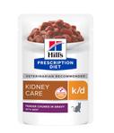 Hill's Hill's Prescription Diet k/d Storfe Våtfôr til Katt - 85g (99-607552)