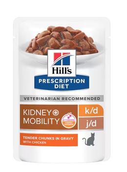 Hill's Hill's Prescription Diet k/d + Mobility Våtfôr til Katt - 12x85g (99-607554x12)