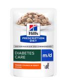 Hill's Prescription Diet m/d Våtfôr til Katt - 12x85g (99-607210x12)