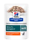 Hill's Hill's Prescription Diet w/d Multi-Benefit Våtfôr til Katt - 12x85g (99-607211x12)