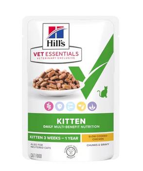 Hill's Hill's Vet Essentials Multi-Benefit Kitten Våtfôr til Kattunge - 12x85g (99-607433x12)