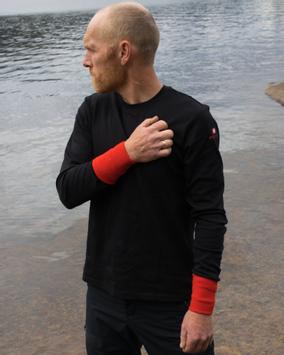 Hardfør Lyng Håndleddsbånd til Barn - Rød (100-FK00000)