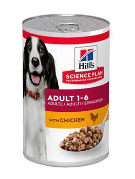 Hill's Science Plan Canine Adult, Kylling Våtfôr til Hund -370g (99-607098)