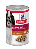 Hill's Science Plan Canine Adult, Kalkun Våtfôr til Hund - 12x370g (99-607097x12)
