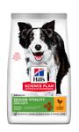 Hill's Hill's Science Plan Senior Vitality Medium Mature Adult, Kylling & Ris - Tørrfôr til Hund (99-605272-1500084176)