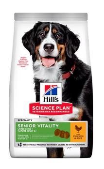 Hill's Hill's Science Plan Senior Vitality Large Breed Mature Adult Kylling & Ris Tørrfôr til Hund - 12kg (99-605269)