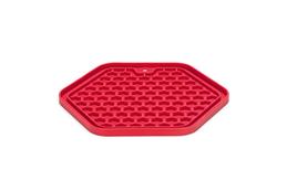  Slikkematte Hexagon, Rosa - 23cm